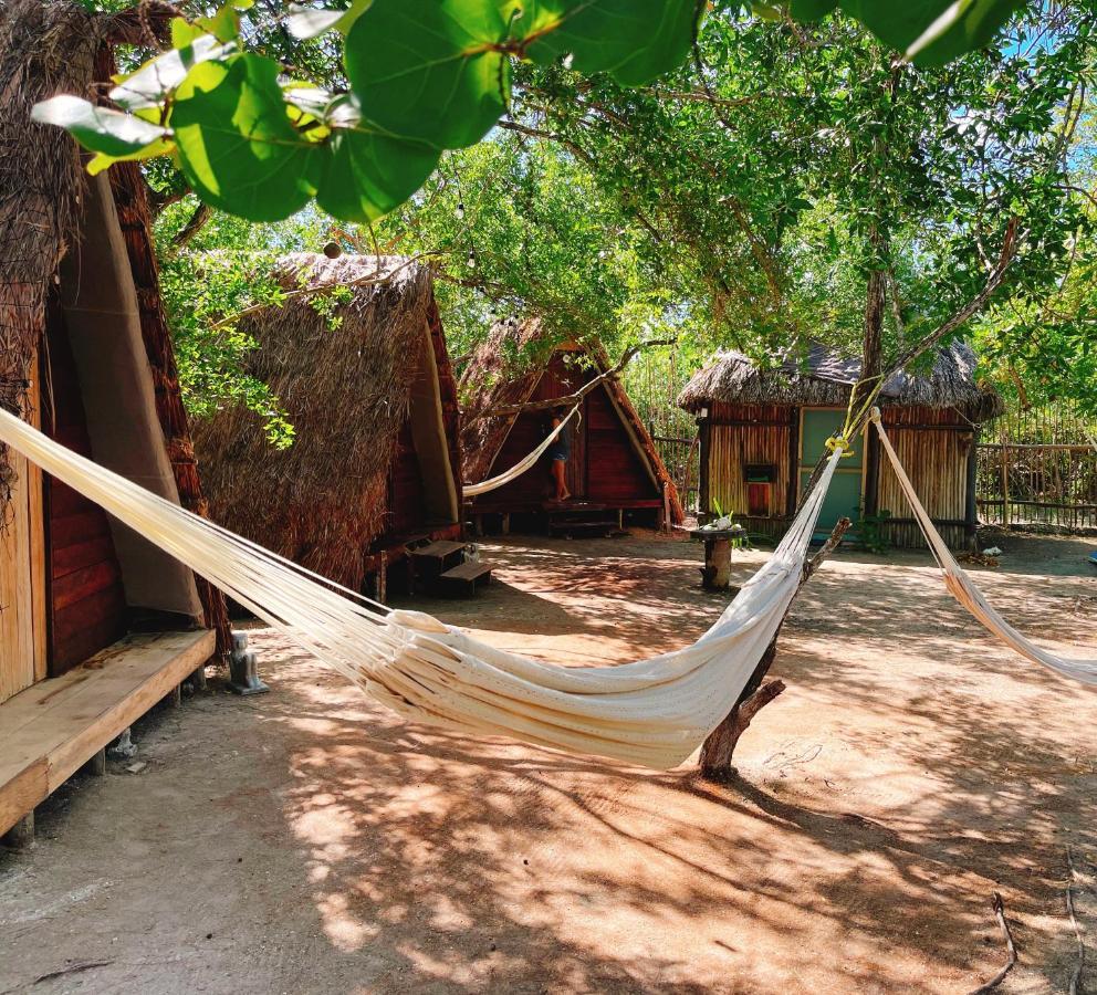 La Aldea Holbox Cabanas Y Camping Kültér fotó